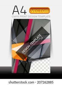 Vector A4 CMYK Modern Flyer Design