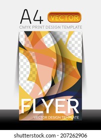 Vector A4 CMYK Modern Flyer Design
