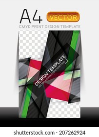 Vector A4 CMYK Modern Flyer Design