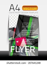Vector A4 CMYK Modern Flyer Design