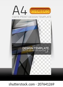 Vector A4 CMYK Modern Flyer Design