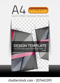 Vector A4 CMYK Modern Flyer Design