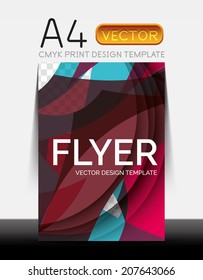 Vector A4 CMYK Modern Flyer Design