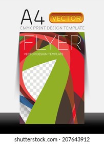 Vector A4 CMYK Modern Flyer Design