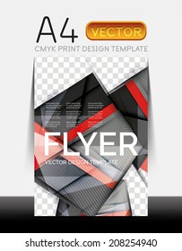 Vector A4 CMYK Modern Flyer Design