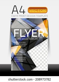 Vector A4 CMYK Modern Flyer Design