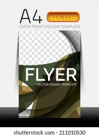 Vector A4 CMYK Modern Flyer Design