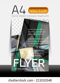 Vector A4 CMYK Modern Flyer Design