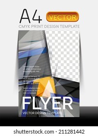 Vector A4 CMYK Modern Flyer Design