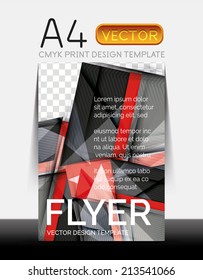 Vector A4 CMYK Modern Flyer Design