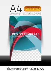 Vector A4 CMYK Modern Flyer Design