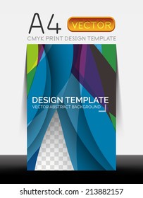 Vector A4 CMYK Modern Flyer Design