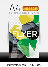 Vector A4 CMYK Modern Flyer Design