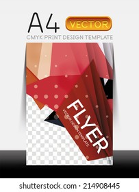 Vector A4 CMYK Modern Flyer Design