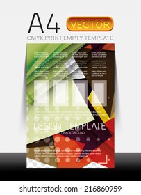 Vector A4 CMYK Modern Flyer Design