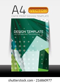 Vector A4 CMYK Modern Flyer Design