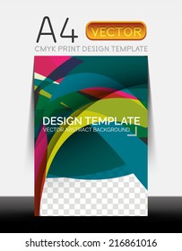 Vector A4 CMYK Modern Flyer Design