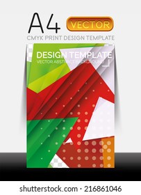 Vector A4 CMYK Modern Flyer Design