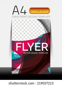 Vector A4 CMYK Modern Flyer Design