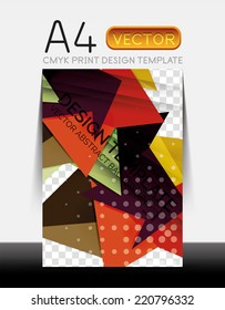 Vector A4 CMYK Modern Flyer Design