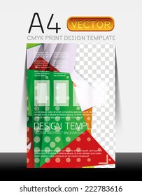 Vector A4 CMYK Modern Flyer Design 