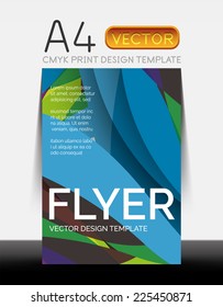 Vector A4 CMYK Modern Flyer Design