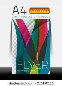 Vector A4 CMYK Modern Flyer Design