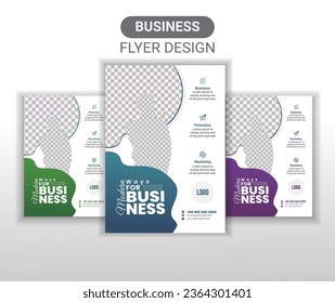 
Vector A4 - Modernes Business-Flyer-Design