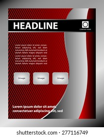 Vector A4 Modern Flyer Design 