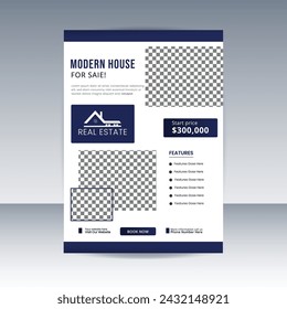 vector a4 open house, lujo, empresa inmobiliaria publicidad folleto de negocios 
plantilla de diseño