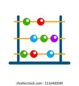 Vector Abacus Education Calculator Mathematics School Stock Vector ...