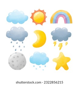 Vector about Cartoon sun giving thumb up