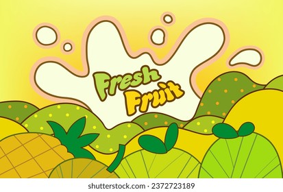 Vector about Healthy food background with flat design
