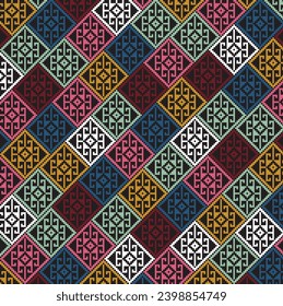 Vector about pixel pattern for making fabric or background