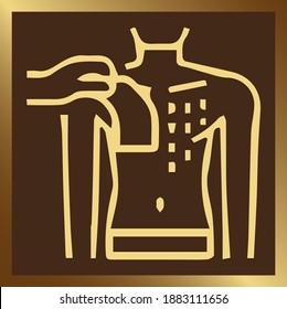 vector alrededor de una serie de tratamientos consistentes en terapia de masaje corporal completa, exfoliación corporal, mascarilla blanquecina, terapia musical, aromaterapia, baño de aromaterapia con leche