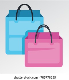 Vector about shopping bags. Inspired by popular emoji. svg