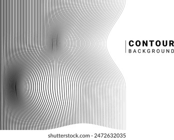 Línea de ilustración abstracta de Vector Weve