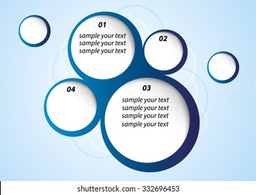  Vector Abstract 3d Circles infographics