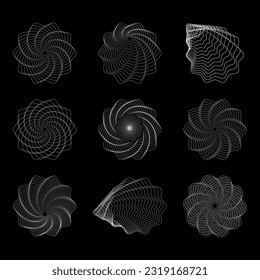 vector abstract 3d design elements collection vector.