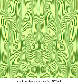 Vector abstract 3d effect wavy stripes background.