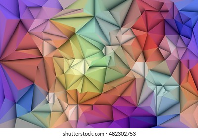 Vector Abstract 3D Geometric, Polygon ( polygonal ), Triangle pattern shape. Abstract mosaic background for your content, banner, template,network and web design