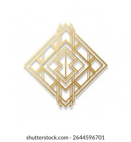 vector of a abstract 3d geometric shape