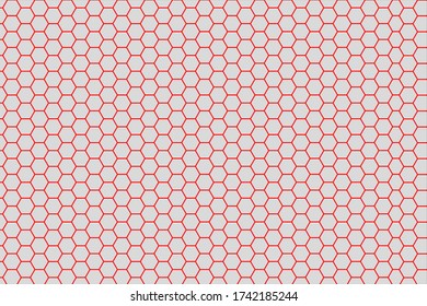 Vector abstract 3d hexagon. Background hexagon element. Vector graphics

