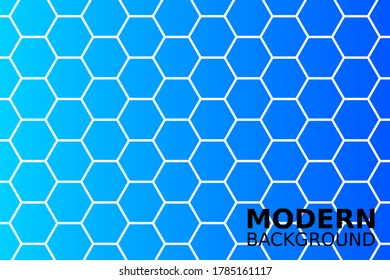 Vector abstract 3d hexagon. Background hexagon element. Vector graphics