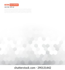 Vector abstract 3d hexagonal. Background with hexagon element