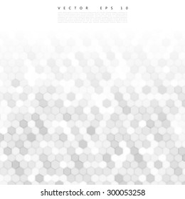 Vector abstract 3d hexagonal. Background with hexagon element