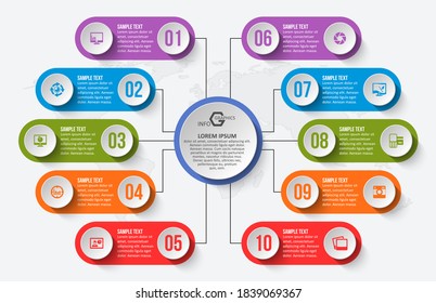 vector abstract 3d infographic elements.Business infographics