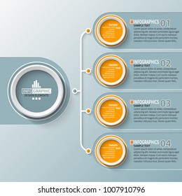 vector abstract 3d paper infographic elements.Business infographics