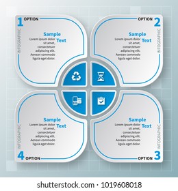 vector abstract 3d paper infographic elements.Business infographics