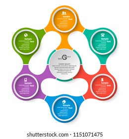 vector abstract 3d paper infographic elements.Business infographics